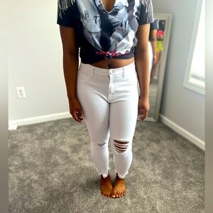 Fashion nova jeans white